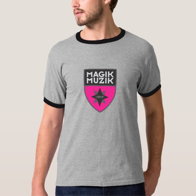 Camiseta Magik Muzik "rosa " (Anverso)
