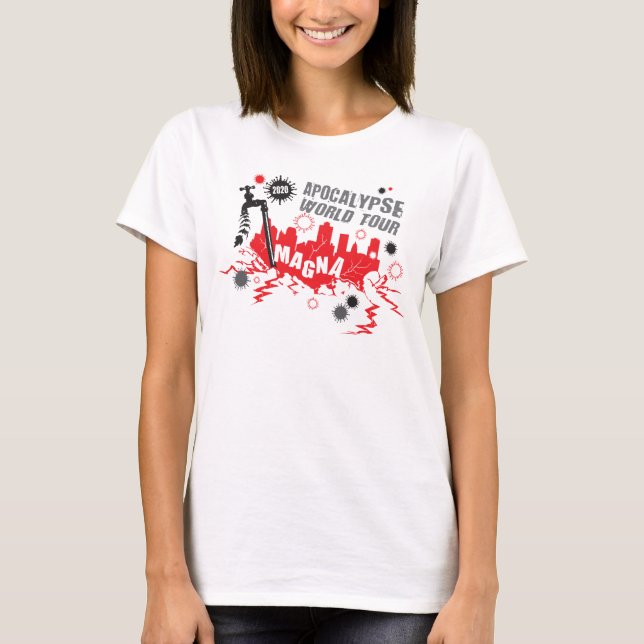 Camiseta Magna Utah, la gira mundial del Apocalipsis 2020 (Anverso)