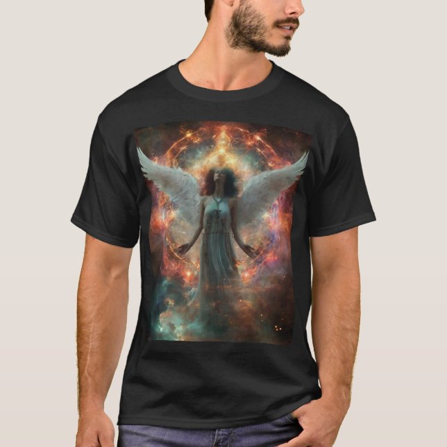 Camiseta Magnate de trance celeste (Anverso)