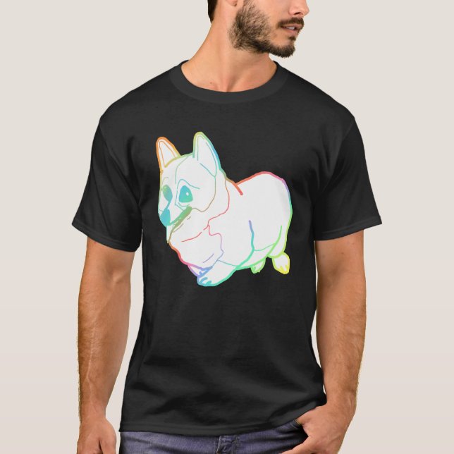 Camiseta Magnate Holográfico de Grat Corgi (Anverso)