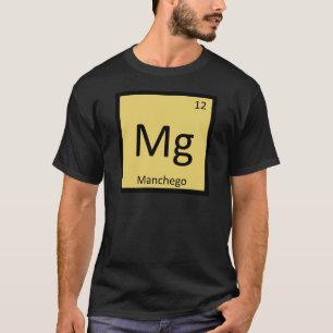 Camiseta Magnesio - Tabla periódica de la química del queso
