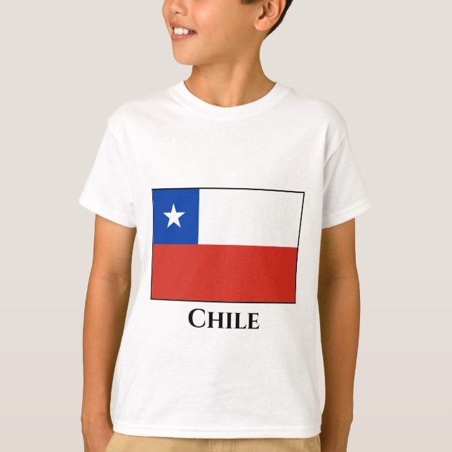 Camiseta Magnet de bandera chilena (Anverso)