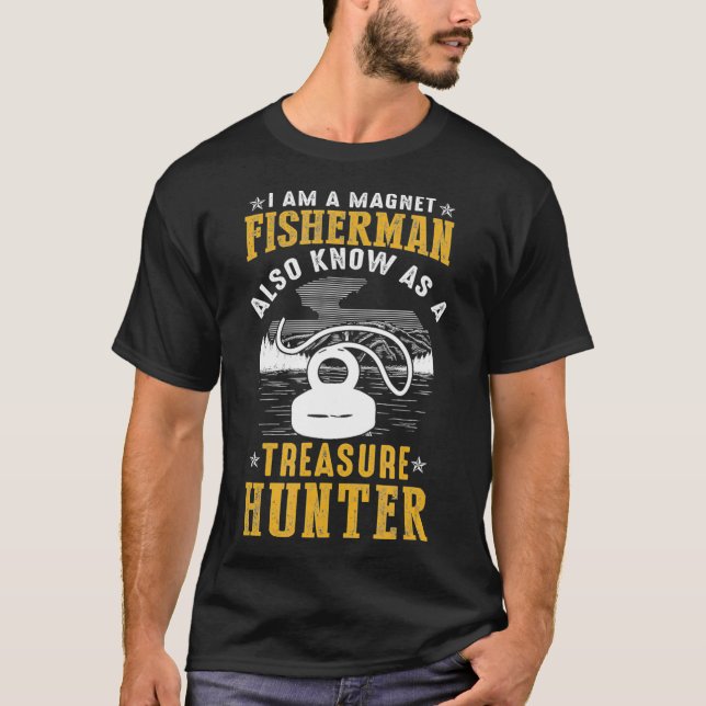 Camiseta Magnet Fisherman también conocido como Treasure Hu (Anverso)