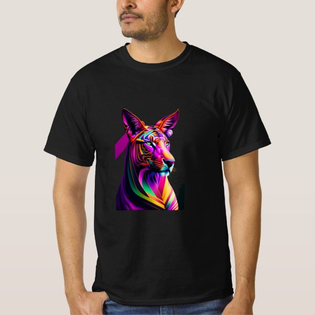 Camiseta magnética de animales Lyon (Anverso)