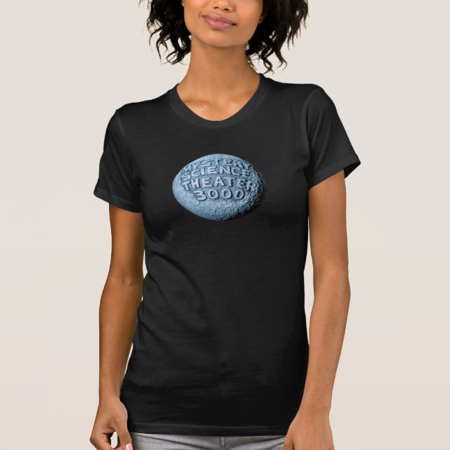 Camiseta magnética de la luna MST3K (negro) (Anverso)
