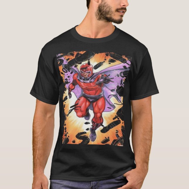 Camiseta Magneto shirt  – Master of Magnetism Explosion (Anverso)
