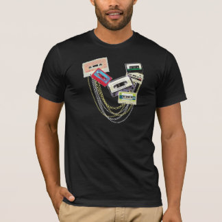 Camiseta magnetófonos con bling