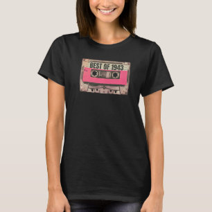 Camiseta Magnífica Cinta De Álbum De Mezcla Vintage Mejor D