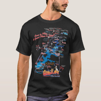 Camiseta magnífica del mapa de la AUTORIZACIÓN del
