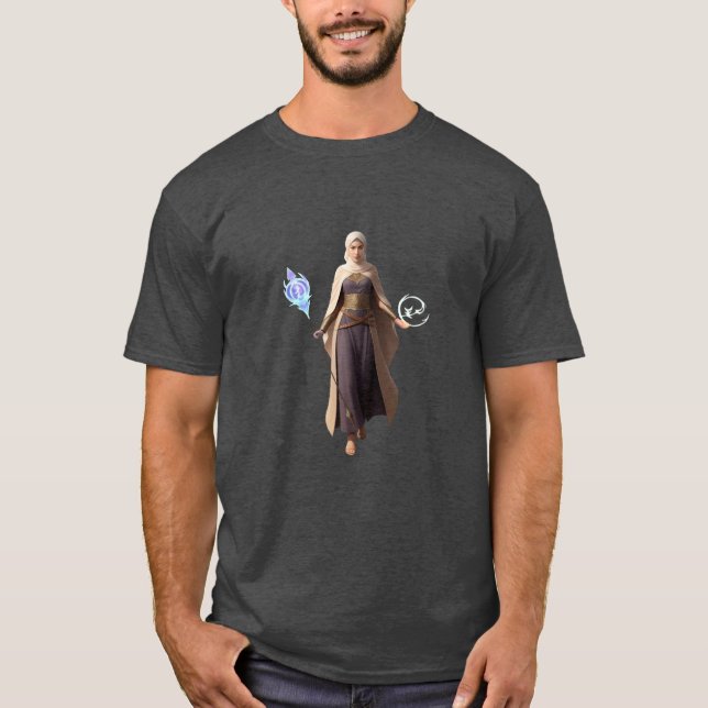 Camiseta Magnífica imagen en árabe de Anime (Anverso)