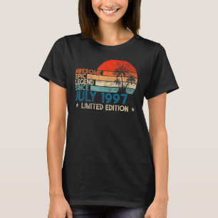Camiseta Magnífica leyenda épica desde la época de julio de