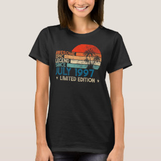 Camiseta Magnífica leyenda épica desde la época de julio de