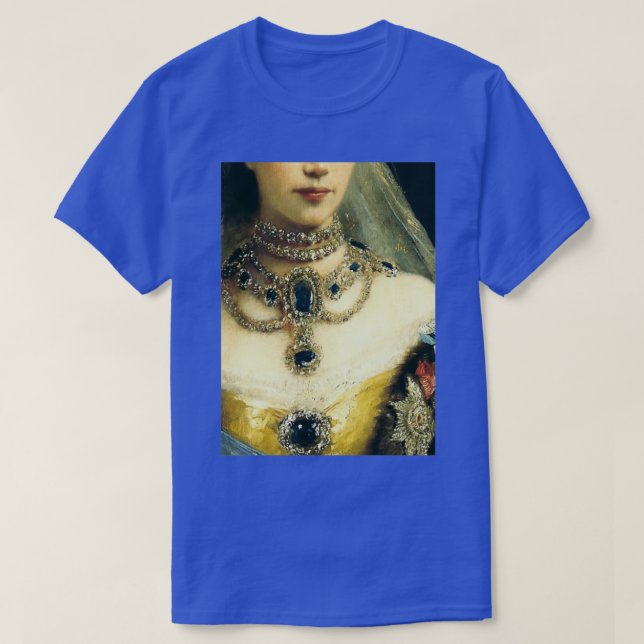 Camiseta Magnífica pintura renacentista de un cuello con ba (Diseño del anverso)