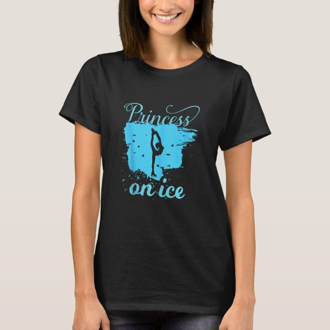 Camiseta Magnífica Princesa De Patinaje Sobre Hielo (Anverso)