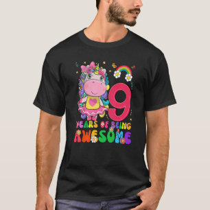 Camiseta Magnífica princesa Unicornio Cumpleaños Chica de 8