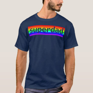 Camiseta Magnífica tipografía: Día del Arcoiris para los Pa