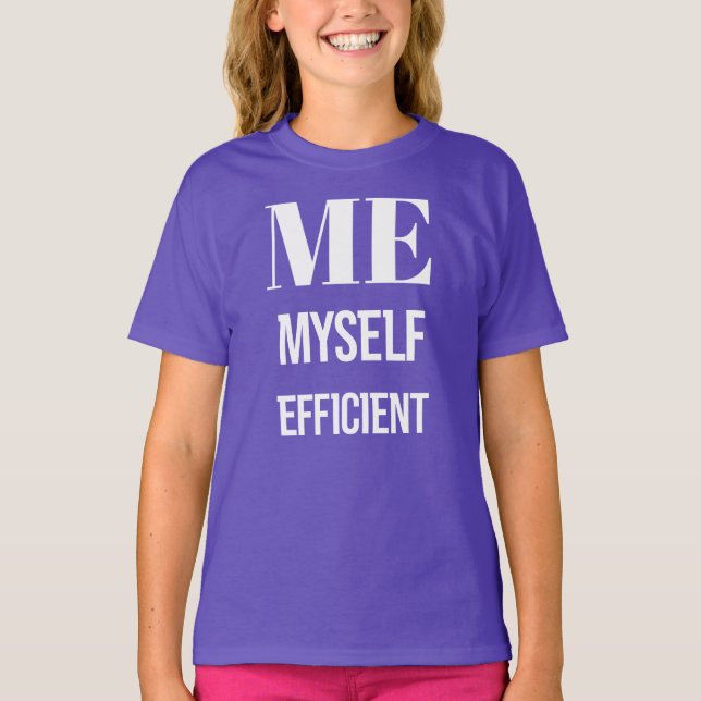 Camiseta Magnífica tipografía intelectual extrovertida e in (Anverso)