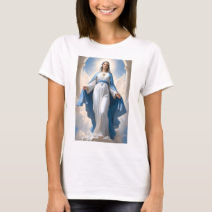 Camiseta Magnífica Virgen María Cristiana Católica