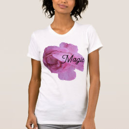 Camiseta Magnífico bonito rosa rosa mágico elegante