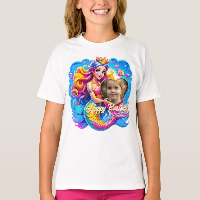 Camiseta Magnífico Día de la Sirenita, regalo personalizado (Anverso)