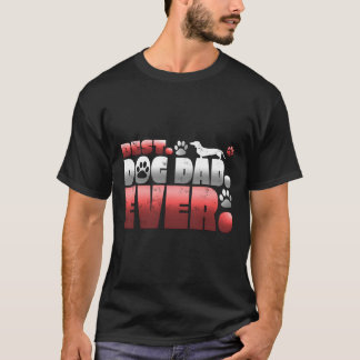 Camiseta Magnífico Mejor Papá Perro Mascota Pooch Puppy Dad