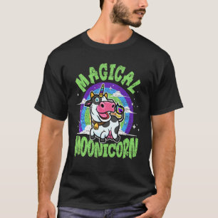 Camiseta Magnífico Moonicorn Unicornio Para Hombres Mujeres