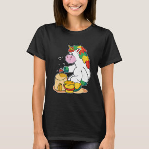 Camiseta Magnífico unicornio divertido y caprichoso para un