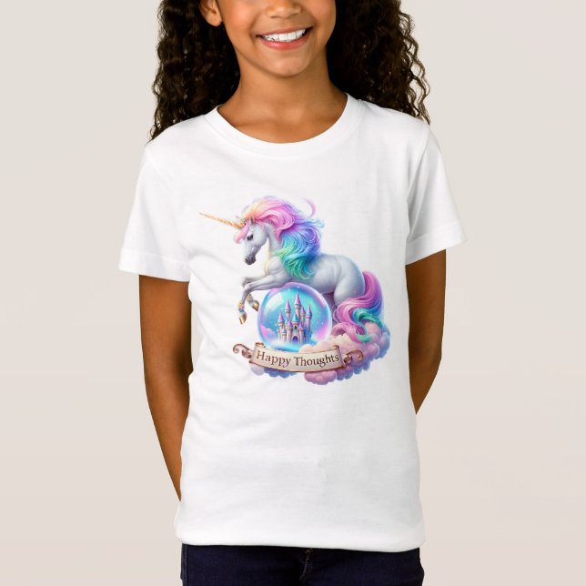 Camiseta Magníficos pensamientos del castillo de unicornio  (Anverso)