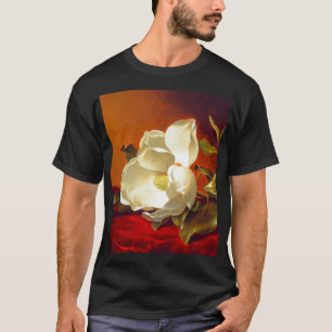 Camiseta Magnolia en Terciopelo Rojo Martin Johnson Heade