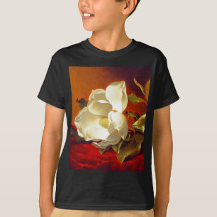Camiseta Magnolia en Terciopelo Rojo Martin Johnson Heade