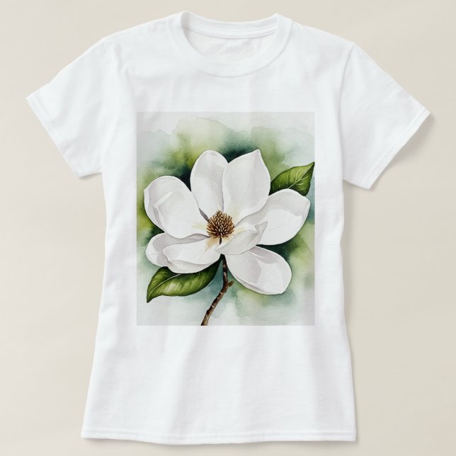 Camiseta Magnolia flower (Diseño del anverso)