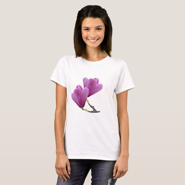 Camiseta Magnolia Rosa (Anverso completo)