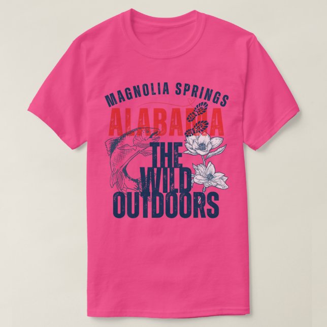 Camiseta Magnolia Springs Alabama El Salvaje Escándalo TShi (Diseño del anverso)