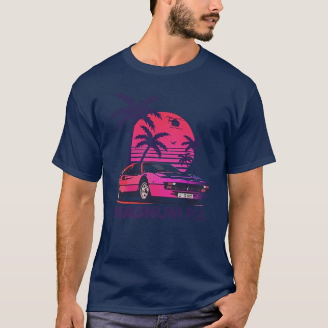 Camiseta Magnum Pi Hawái (Anverso)