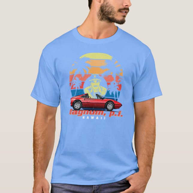 Camiseta Magnum PI Retro (Anverso)