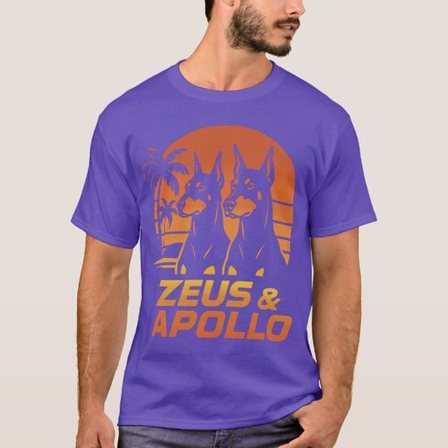 Camiseta Magnum PI Zeus and Apollo retro (Anverso)