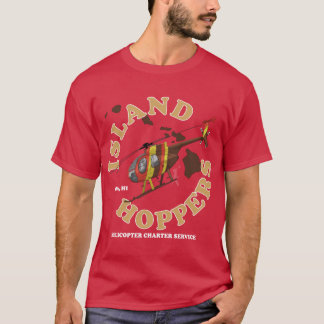 Camiseta Magnum PIs Island Hoppers Helicopter Charter Servi