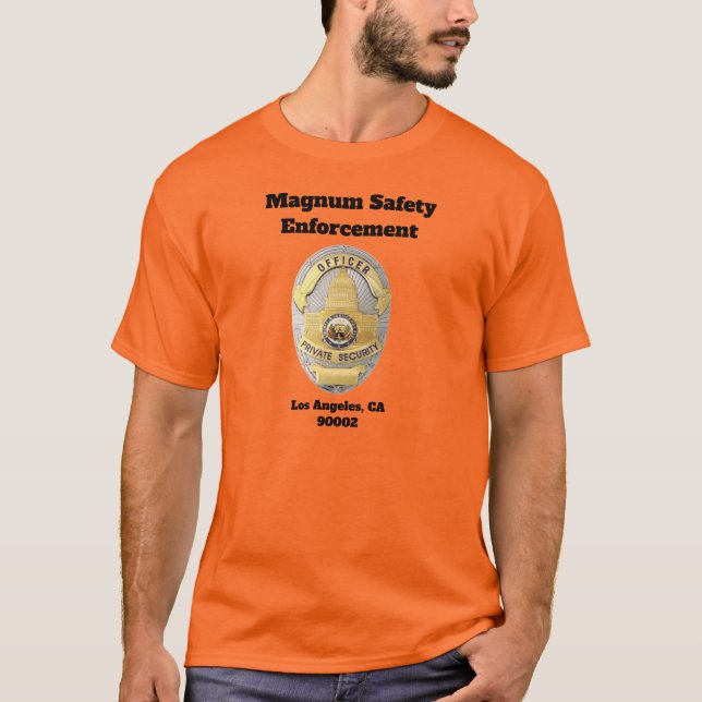 Camiseta Magnum Safety Enforcement  (Anverso)