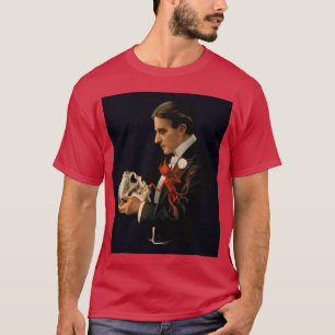 Camiseta Mago Antiguo, Thurston Sosteniendo una Calavera Hu