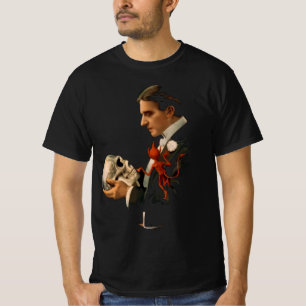 Camiseta Mago Antiguo, Thurston Sosteniendo una Calavera Hu