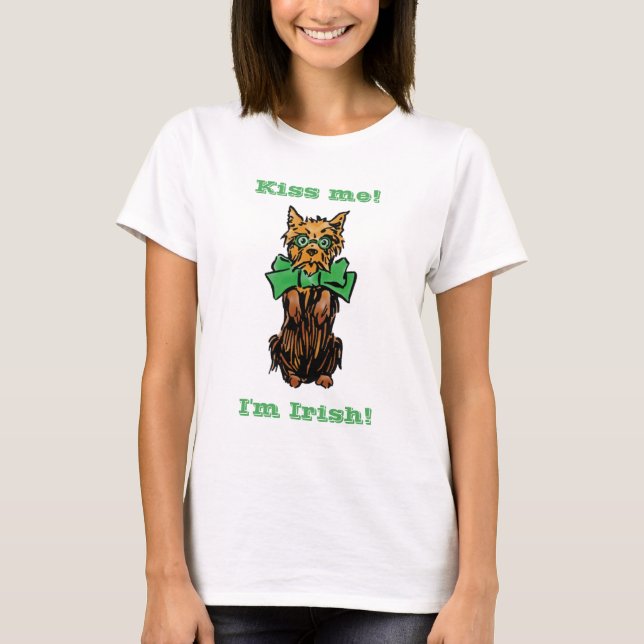 Camiseta Mago de cosecha de Oz Toto Dog con arco verde (Anverso)