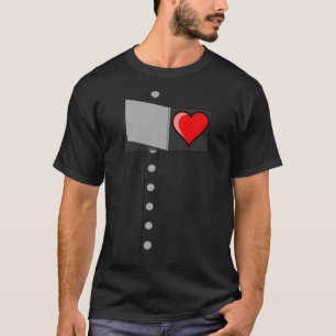Camiseta Mago De Halloween Del Corazón Del Hombre De Tin De