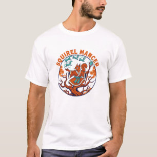 Camiseta Mago de las ardillas, brujo del bosque, arte de fa