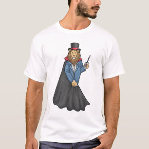 Camiseta Mago de leones varita mágica