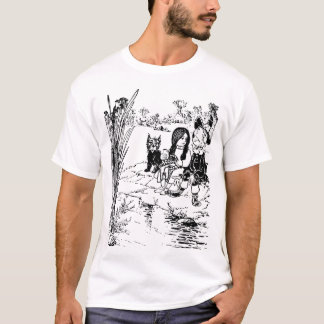 Camiseta Mago de Oz Toto, Dorothy y espantapájaros