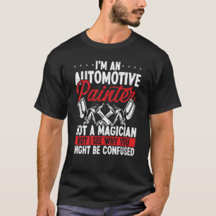 Camiseta Mago de pintura de carrocería de automóvil Detalla