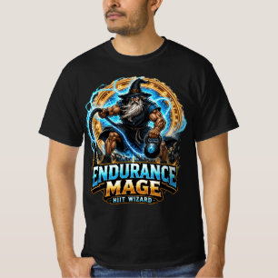 Camiseta Mago de Resistencia Asistente de HIIT Batalla de C