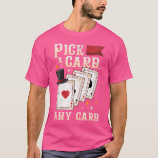 Camiseta Mago Divertido Intérprete - Elige una tarjeta, cua