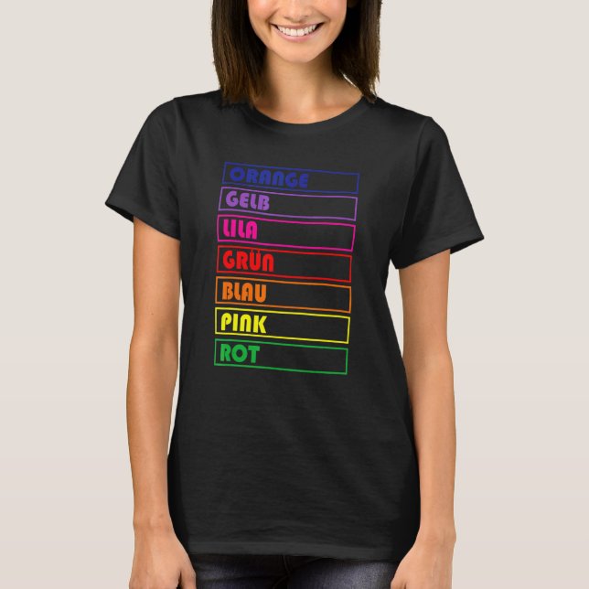 Camiseta Mago Ilusionista Óptico de Colores Arcoíris (Anverso)