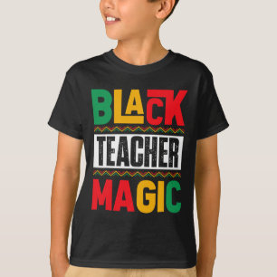 Camiseta Mago Maestro Negro Mes de la Historia Negra Profes